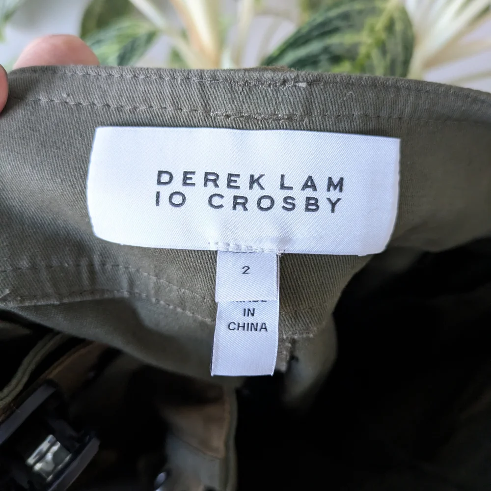 10 Crosby Derek Lam Two-Tone Cargo Pants - Picture 7 of 10